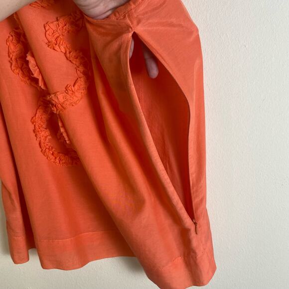 J Crew Size 8 Cotton Silk Blend Lightweight Tank Blouse Top Lined Peach Coral - Picture 4 of 12